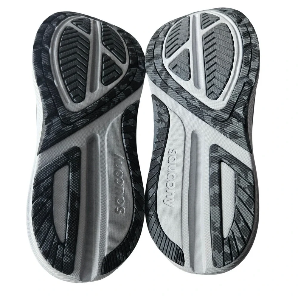 Saucony Echelon 10 Mens Running Shoes Black Silver S21046-100 Size 12 X-Wide